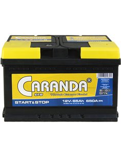 CARANDA START-STOP EFB 12V 65Ah 650A - Borna Normala (dreapta +)