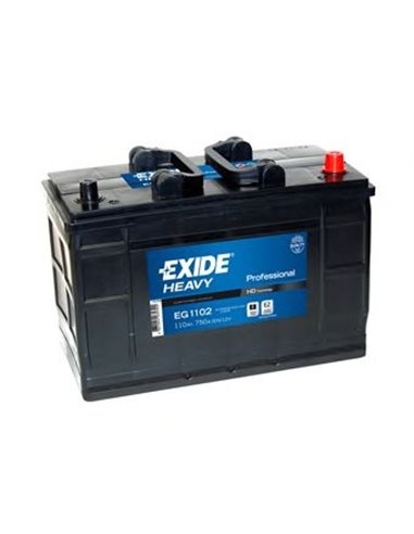 EXIDE PROFESSIONAL 12V 110Ah 750A - Borna Normala (dreapta +)