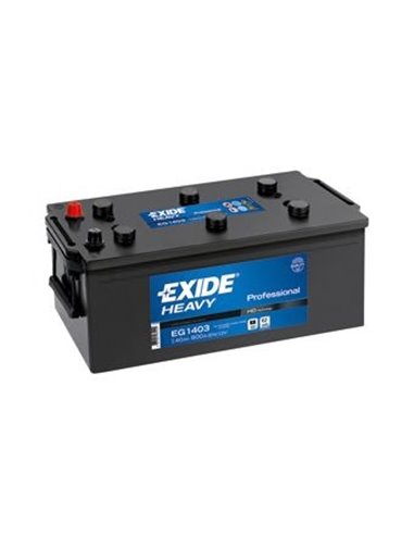 EXIDE PROFESSIONAL 12V 140Ah 800A - Borna Tip camion