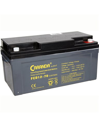 CARANDA FCD Deep Cycle 12V 70Ah