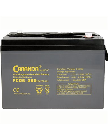 CARANDA FCD Deep Cycle 6V 200Ah