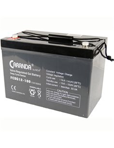 CARANDA FCD Deep Cycle Gel 12V 100Ah