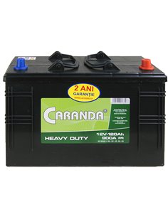 CARANDA HEAVY DUTY 12V 120Ah 900A - Borna Tip camion