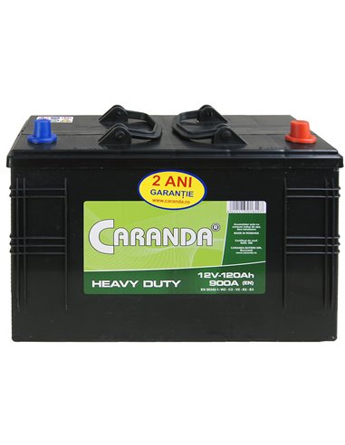 CARANDA HEAVY DUTY 12V 120Ah 900A - Borna Tip camion