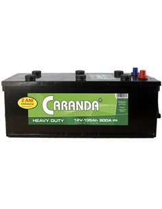 CARANDA HEAVY DUTY 12V 135Ah 900A - Borna Tip camion