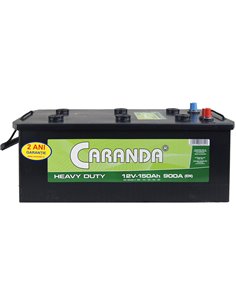 CARANDA HEAVY DUTY 12V 150Ah 900A - Borna Tip camion