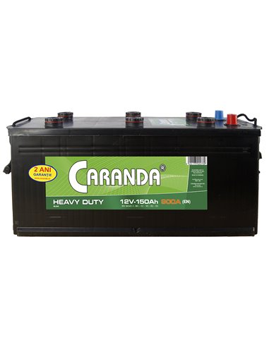 CARANDA HEAVY DUTY 12V 150Ah 900A - Borna Tip camion