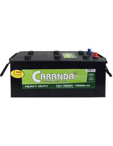 CARANDA HEAVY DUTY EMS 12V 150Ah 1000A - Borna Tip camion