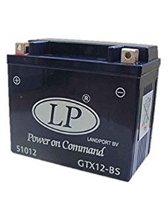 LANDPORT GEL - Power on Command - moto 12V 12Ah - Borna Inversa (stanga +)