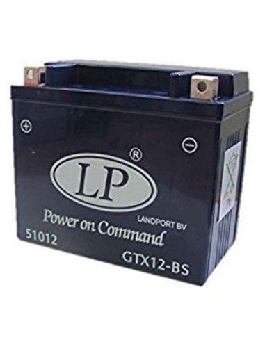 LANDPORT GEL - Power on Command - moto 12V 12Ah - Borna Inversa (stanga +)