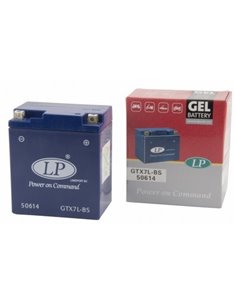 LANDPORT GEL - moto - Power on Command 12V 7Ah - Borna Normala (dreapta +)