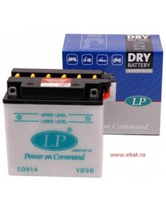 LANDPORT DRY - Power on Command - moto 12V 9Ah - Borna Inversa (stanga +)