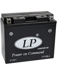 LANDPORT AGM - Power on Command - moto START-STOP 12V 10Ah - Borna Inversa (stanga +)