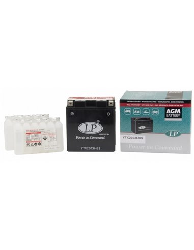 LANDPORT AGM BIKE - moto START-STOP 12V 18Ah - Borna Inversa (stanga +)