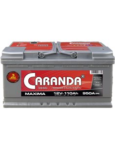 CARANDA MAXIMA 12V 110Ah 950A - Borna Normala (dreapta +)