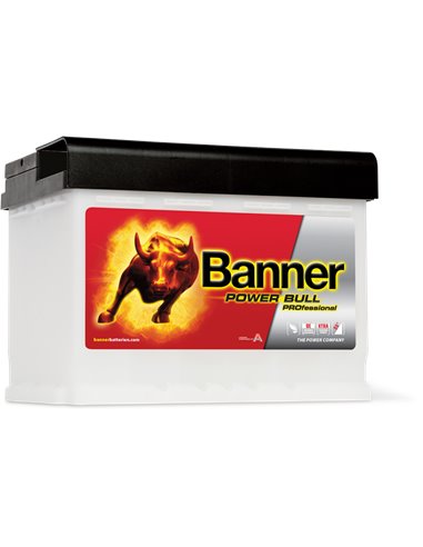 BANNER Power Bull PROfessional 12V 63Ah 620A - Borna Normala (dreapta +)