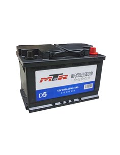 ROMBAT MTR-DYNAMIC 12V 72Ah 600A - Borna Normala (dreapta +)
