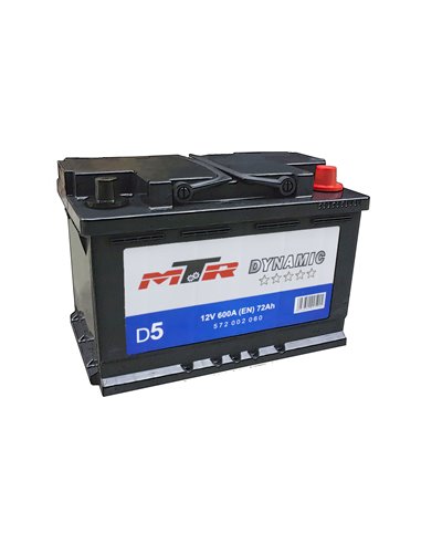 ROMBAT MTR-DYNAMIC 12V 72Ah 600A - Borna Normala (dreapta +)