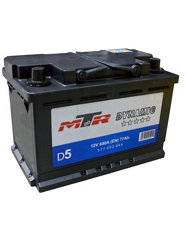 ROMBAT MTR-DYNAMIC 12V 77Ah 640A - Borna Normala (dreapta +)