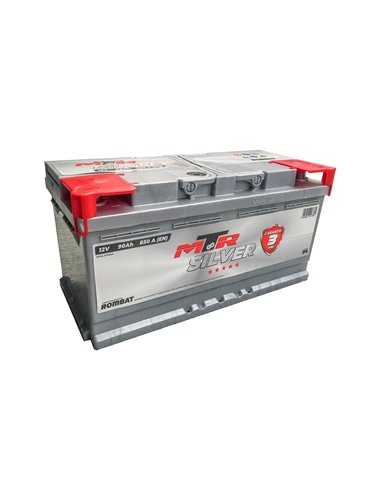 ROMBAT MTR SILVER 12V 90Ah 850A - Borna Normala (dreapta +)
