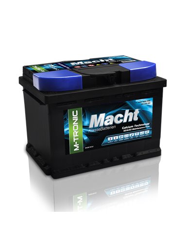 MACHT M-TRONIC 12V 56Ah 500A - Borna Normala (dreapta +)