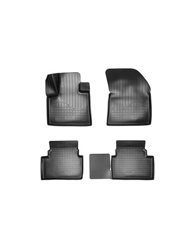 SET COVORASE AUTO CAUCIUC FIT CITROEN C5 AIRCROSS 3D (2018-) - 5 PCS