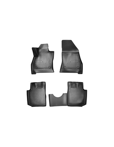 SET COVORASE AUTO CAUCIUC FIT FIAT 500L 3D (2012-) - 5 PCS