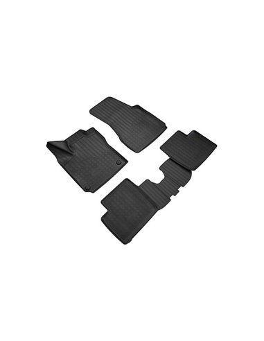 SET COVORASE AUTO CAUCIUC FIT VOLKSWAGEN JETTA VII (BU,A7) 3D (2018-) - 5 PCS