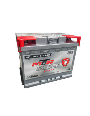 ROMBAT MTR SILVER 12V 65Ah 640A - Borna Normala (dreapta +)