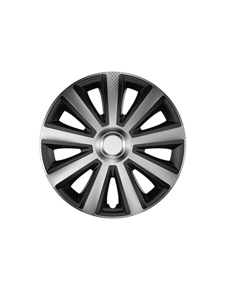 SET CAPACE ROTI 15' VR CARBON AVIATOR SILVER&BLACK