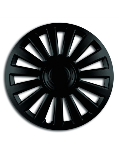 SET CAPACE ROTI 16' NEGRE LUXURY