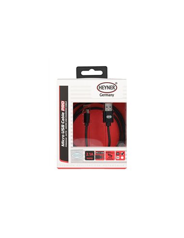CABLU DE DATE PREMIUM MICRO USB NEGRU 1M