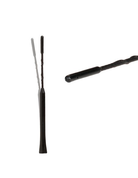 ANTENA AUTO EXTERIOR NEAGRA 23CM CU 2 ADAPTOARE (5-6MM)