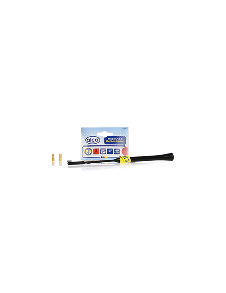 ANTENA AUTO EXTERIOR NEAGRA 23CM CU 2 ADAPTOARE (5-6MM)