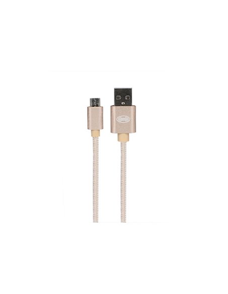 CABLU DE DATE PREMIUM MICRO USB GOLD 1M