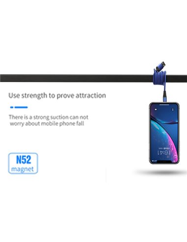CABLU DATE INCARCARE 3IN1 FAST CHARGE 3.0 USB LA MICRO USB/TYPE-C/LIGHTNING 1.5M 3A NEGRU