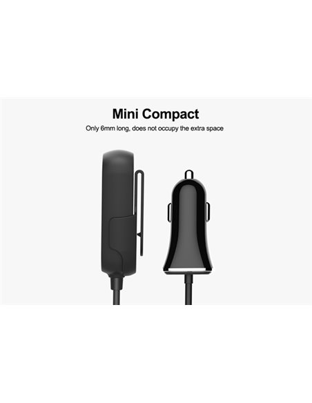 INCARCATOR AUTO 4XUSB 5.8A (2.4A FATA SI 3.4A SPATE) CU EXTENSIE 1.4M