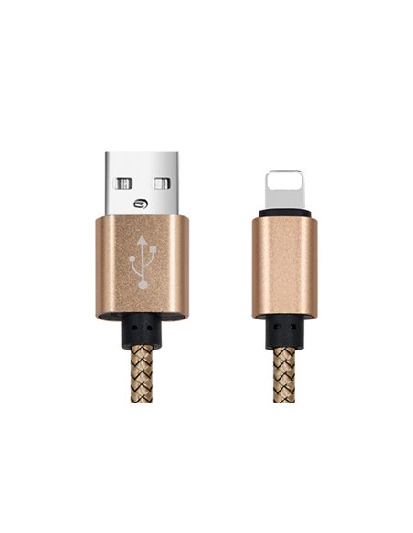 CABLU DATE INCARCARE USB LA LIGHTNING 1M 2A GOLD