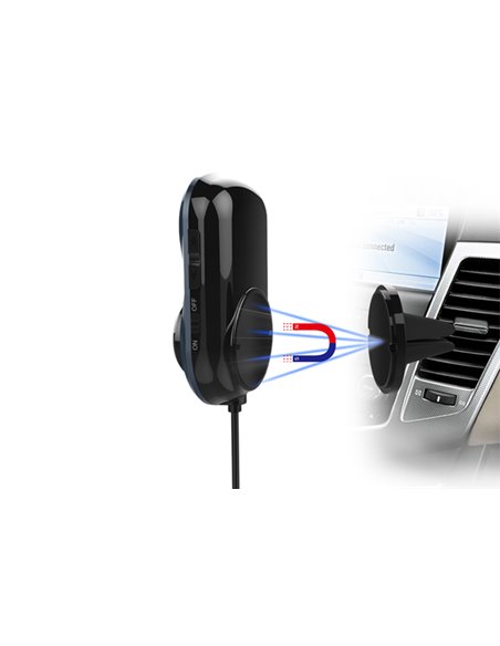 INCARCATOR AUTO 1XUSB QC3.0 SI 1XUSB 2.4A CU BLUETOOTH SI MODULATOR FM