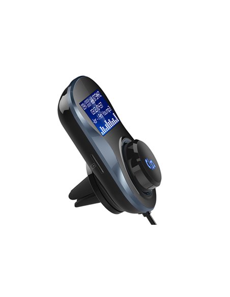 INCARCATOR AUTO 1XUSB QC3.0 SI 1XUSB 2.4A CU BLUETOOTH SI MODULATOR FM