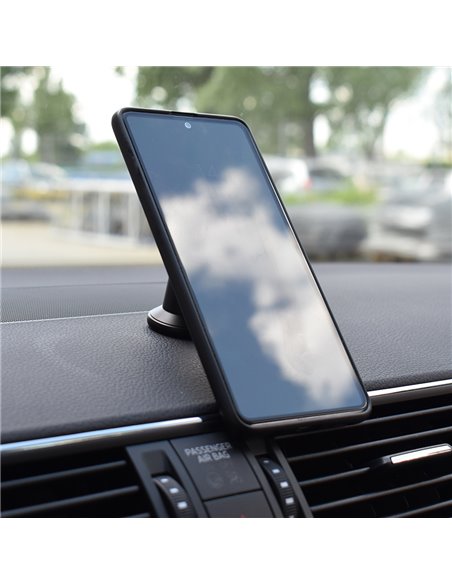 SUPORT TELEFON MAGNETIC AUTO CU FIXARE PE BORD SI ROTATIE 360