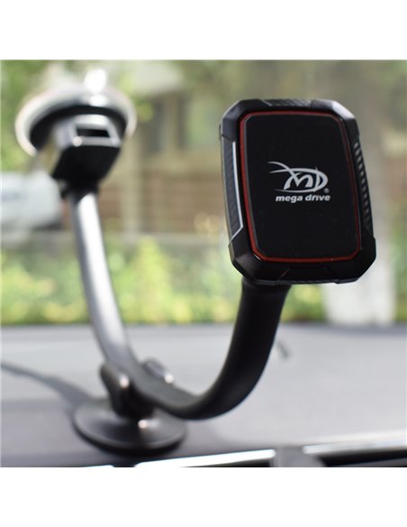 SUPORT TELEFON MAGNETIC AUTO CU FIXARE PE PARBRIZ CU VENTUZA