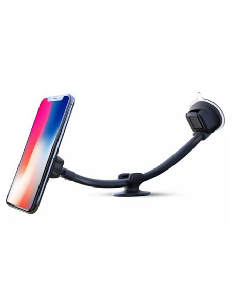 SUPORT TELEFON MAGNETIC AUTO CU FIXARE PE PARBRIZ CU VENTUZA