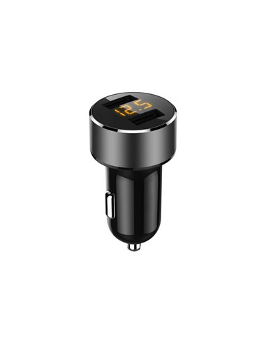 INCARCATOR AUTO 2XUSB 3.6A CU AFISAJ TENSIUNE/PUTERE LED