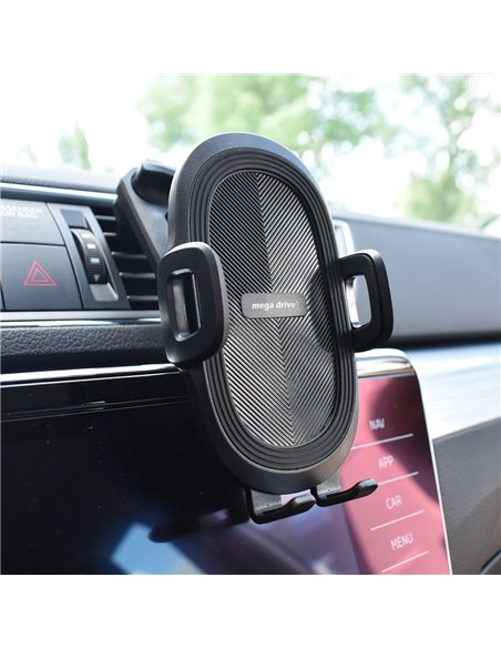 SUPORT TELEFON AUTO EXTENSIBIL 55-105MM CU PRINDERE IN GRILA DE VENTILATIE