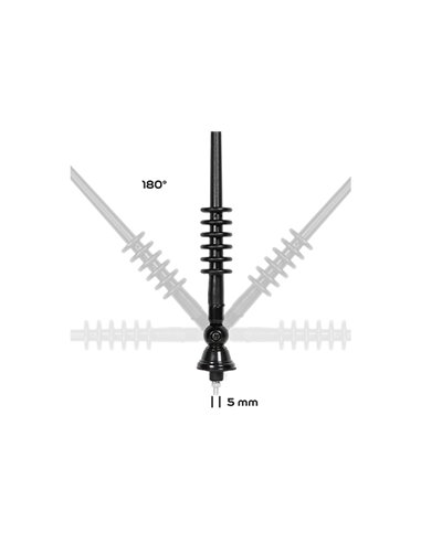 ANTENA AUTO EXTERIOR UNIVERSALA LUNGIME 80CM CABLU 1.3M