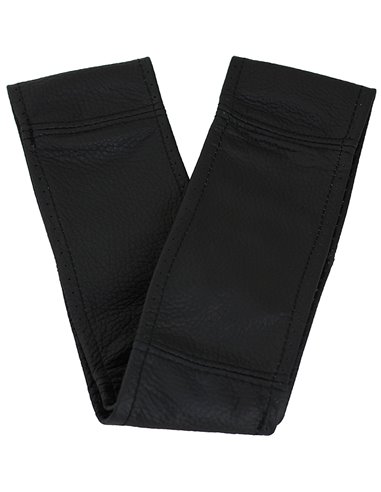 HUSA VOLAN PIELE NATURALA MULTI LINE NEGRU  37-39 CM
