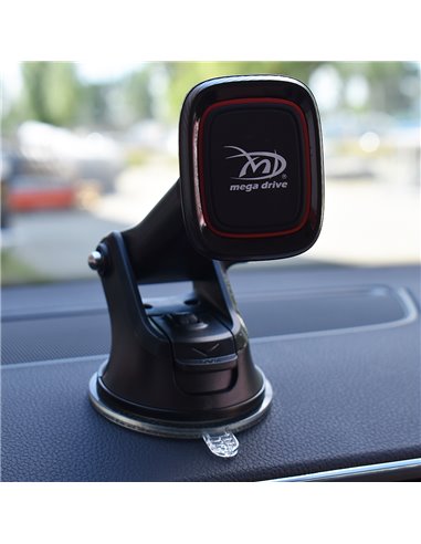 SUPORT TELEFON AUTO MAGNETIC CU FIXARE PE BORD/PARBRIZ CU VENTUZA