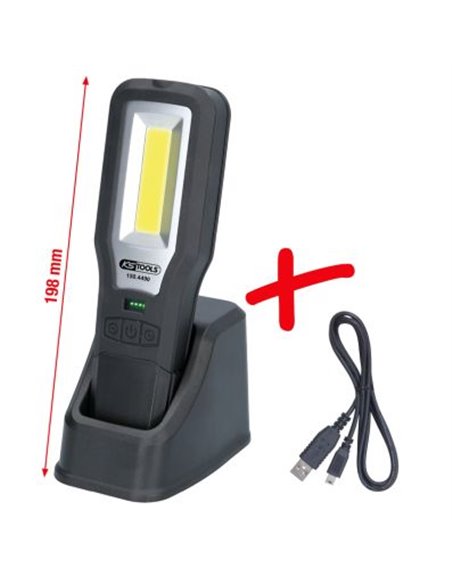 LAMPA DE MANA MOBILA PENTRU ATELIER. PLIABILA. 550 LUMENI