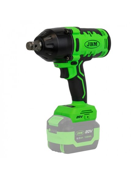 PISTOL DE IMPACT 3/4 CU MOTOR FARA PERII 1550NM FARA BATERIE SI INCARCATOR JBM